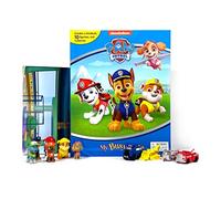 Paw Patrol My Busy Books - Storybook, 10 figurines, playmat