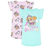 Paw Patrol NIGHTYIE 2 Pack Kids Girls Rose Blue Skye Unicorn Night Robe