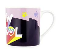 PAW PATROL p:os 33615 Tasse en porcelaine avec motif et changement de couleur pour enfant Passe au micro-ondes et au lave-vaisselle Capacité env. 230 ml