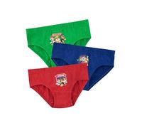 Paw Patrol Pack de 3 sous-vêtements Garçon Multicolore 5-6 Ans