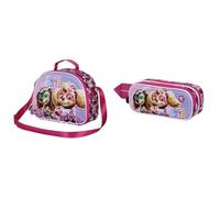 Paw Patrol Paramount La Pat' Patrouille Mighty - Sac à Goûter 3D + Trousse 3D Double