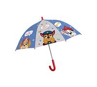 Paw Patrol Parapluie pour Enfants, résistant au Vent, Parapluie Canne avec Ouverture Automatique et Armature Solide en Fibre de Verre, diamètre env. 66 cm