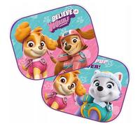 Paw Patrol Pare-Soleil pour Voiture, Filles, pour Enfants, 2 pièces 44x35 cm (Rose)