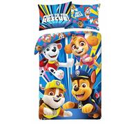 Paw Patrol Parure de lit 2 pièces, pour enfant, 140 x 200 cm, 70 x 90 cm, Sky, Marshall, Chase, Rubble