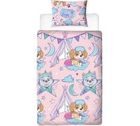 Paw Patrol - Parure de lit "Sleepover" AG378 (Lit simple) (Rose)