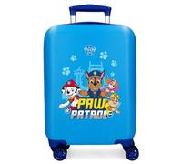 Paw Patrol Pat' Patrouille Always Heroic Valise de Cabine Bleue 33 x 50 x 20 cm Rigide ABS Fermeture à Combinaison latérale 28,4 l 2 kg 4 Roues Doubles Bagage Main, Bleu, 33x50x20 cms, Valise de