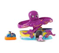 PAW Patrol Pat' Patrouille, Coffret Brigade canine Mission pieuvre, avec petite voiture Chase de 6,3 cm et figurine bébé pieuvre, jouets pour garçons et filles à partir de 3 ans