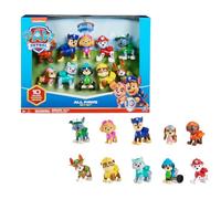 PAW Patrol - Pat Patrouille - Figurines 10e Anniversaire - 10 Figurines Articulées Chase, Marcus, Ruben, Stella, Zuma Et Bien D'Autres - Pat Patrouille Jouet - Cadeau Enfant - Jouet Enfant 3 Ans et +