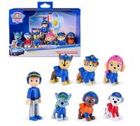 Paw Patrol - Pat Patrouille - Coffret Cadeau 7 Figurines Search & Rescue Mission Détective - Figurine À Collectionner - Pat Patrouille Jouet - Cadeau Enfant 3 Ans Et + - Jouet Enfant 3 Ans Et +