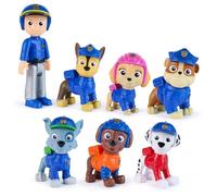 Paw Patrol - Pat Patrouille - Coffret Cadeau 7 Figurines Search & Rescue Mission Détective - Figurine À Collectionner - Pat Patrouille Jouet - Cadeau Enfant 3 Ans Et + - Jouet Enfant 3 Ans Et +