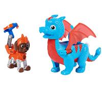 PAW PATROL- Pat' Patrouille Dragon Ruby Ensemble de Figurines d'action pour Enfants, 6063597, Rescue Knights Zuma Hero Pup