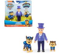 Paw Patrol - Pat Patrouille - Figurines Hero Pups Maire Hellinger - Figurine Articulée À Collectionner Chase - Pat Patrouille Jouet - Cadeau Enfant 3 Ans et + - Jouet Enfant 3 Ans et +