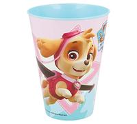 Paw Patrol Pat' Patrouille - Gobelet empilable PP 430 ml (Stor 86706), Noir, Mediano