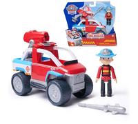 Spin Master – Véhicule figurine Ryder Fire Rescue Mission Pompiers – Lanceur drone – 3 ans+