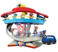 PAW Patrol Pat Patrouille – Quartier Général Pat Patrouille – Playset Complet avec Tour de Contrôle, Toboggan, Ascenseur, Figurine et Véhicule Chase – 6060007 – Jouet Enfant 3 Ans et +