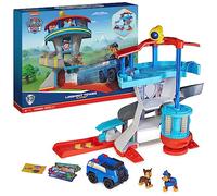 PAW Patrol - Pat Patrouille - Tour de Contrôle 50 Cm - Avec Périscope, Missions, Toboggan, 7 Cartes 1 Véhicule Et 2 Figurines Chase - Pat Patrouille Jouet - Voiture Enfant - Jouet Enfant 3 Ans Et +