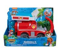PAW Patrol - Pat Patrouille - Véhicule Deluxe Marcus Jungle Pups - Voiture Figurine À Collectionner - Avec Projectiles - Thème Jungle - Pat Patrouille Jouet - Voiture Enfant - Jouet Enfant 3 Ans Et +