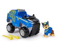 PAW Patrol - Pat Patrouille - Véhicule Figurine Chase Jungle Pups - Voiture Figurine À Collectionner - Avec Projectiles - Thème Jungle - Pat Patrouille Jouet - Voiture Enfant - Jouet Enfant 3 Ans Et +