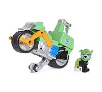Paw Patrol - Pat Patrouille - Véhicule Figurine Chase Moto Pups - Moto Retro Friction Et Figurine À Collectionner - Pat Patrouille Jouet - Voiture Enfant - Jouet Enfant 3 Ans Et +
