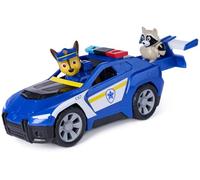 Paw Patrol - Pat Patrouille - Véhicule Figurine Chase Search & Rescue Mission Détective - Voiture Figurine À Collectionner - Pat Patrouille Jouet - Voiture Enfant - Jouet Enfant 3 Ans Et +