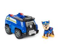 PAW Patrol - Pat Patrouille - Véhicule Figurine Chase - Voiture Figurine À Collectionner - Pat Patrouille Jouet - Plastique Recyclé - Voiture Enfant - Jouet Enfant 3 Ans Et +