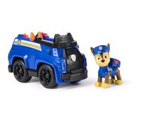 Paw Patrol - Pat Patrouille - Véhicule Figurine Chase - Voiture Figurine À Collectionner - Pat Patrouille Véhicule - Plastique Recyclé - Voiture Enfant - Jouet Enfant 3 Ans Et +