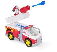 Paw Patrol - Pat Patrouille - Véhicule Figurine Marcus Fire Rescue Mission Pompiers - Voiture Figurine À Collectionner - 2 Projectiles - Pat Patrouille Jouet - Voiture Enfant - Jouet Enfant 3 Ans Et +