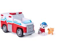 Paw Patrol - Pat Patrouille - Véhicule Figurine Marcus Search & Rescue Mission Détective - Voiture Figurine À Collectionner - Pat Patrouille Jouet - Voiture Enfant - Jouet Enfant 3 Ans Et +