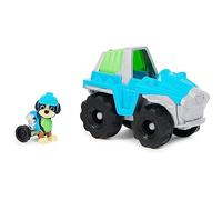 PAW Patrol La Pat' Patrouille - - Voiture + Figurine Rex - Voiture de 15 cm avec 1 Figurine À Collectionner - Personnage Pat' Patrouille Dino Rescue - Jouet enfant 3 Ans et +