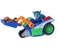 Paw Patrol - Pat Patrouille - Véhicule Figurine Rocky Search & Rescue Mission Détective - Voiture Figurine À Collectionner - Pat Patrouille Jouet - Voiture Enfant - Jouet Enfant 3 Ans Et +