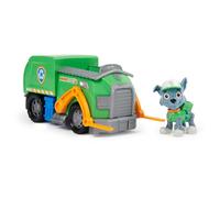 Paw Patrol - Pat Patrouille - Véhicule Figurine Rocky - Voiture Figurine À Collectionner - Pat Patrouille Jouet - Plastique Recyclé - Voiture Enfant - Jouet Enfant 3 Ans Et +