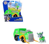 Paw Patrol - Pat Patrouille - Véhicule Figurine Rocky - Voiture Figurine À Collectionner - Pat Patrouille Véhicule - Plastique Recyclé - Voiture Enfant - Jouet Enfant 3 Ans Et +
