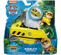 PAW Patrol - Pat Patrouille - Véhicule Figurine Ruben Jungle Pups - Voiture Figurine À Collectionner - Thème Jungle - Pat Patrouille Jouet - Voiture Enfant - Jouet Enfant 3 Ans Et +