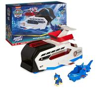 Paw Patrol - Pat Patrouille - Whale Patroller Chase Aqua Pups - Voiture Figurine À Collectionner - Thème Mer Et Aventures Sous-Marines - Pat Patrouille Jouet - Voiture Enfant - Jouet Enfant 3 Ans Et +