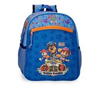 Paw Patrol Patrulla Canina Rescue Knights Sac à Dos Préscolaire Adaptable au Trolley Bleu 27x33x11 cms Polyester 9,8L