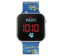 Paw Patrol PAW4354 Montre à Quartz numérique Unisexe avec Bracelet en Silicone, Bleu, Sangle