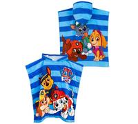 Paw Patrol - Poncho Serviette à Capuche - Garçons - La Pat' Patrouille - Taille Unique