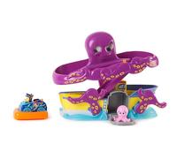 PAW Patrol Pup Squad Kit de Jeu Pieuvre avec Piste de Course, Rampe, Chase Pup Squad Racer et Pieuvre pour bébé, Convient aux Enfants à partir de 3 Ans