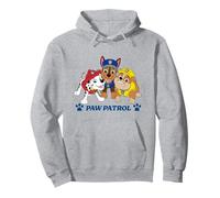 Paw Patrol Pups Group Shot and Paw Prints Sweat à Capuche