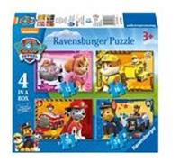 Paw Patrol Puzzle - Puppies on the Path, 4in1 multicolore G