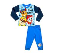Paw Patrol Pyjama 2 pièces pour garçon avec Rubble, Chase et Marshall, bleu, âge 18 mois à 5 ans, bleu, 4-5 ans