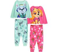 Paw Patrol - Pyjama avec pantalon long pour fille(pack de 2) Manches longues NS8731 (98) (Bleu ciel/rose)