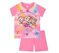 Paw Patrol Pyjama Fille | Pyjamas Skye, Chase Et Marshall | Pyjama Enfant Courte | Rose 4-5 Ans