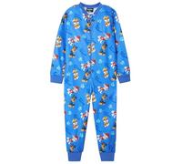 PAW PATROL Pyjama Pat Patrouille Combinaison Pyjama Enfant Garcon Grenouillère Surpyjama Garcon en Polaire 2-6 Ans (Bleu, 2-3 Ans)
