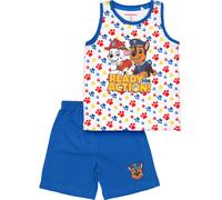 PAW Patrol Pyjama 'Ready Action' bleu cobalt / jaune / rouge / blanc, Taille 128