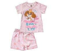 PAW Patrol Pyjama 'Skye' bleu néon / marron / rose / rose clair, Taille 104