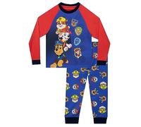 Paw Patrol Pyjamas Pyjamas Enfants Rubble, Chase, Marshall | Ensemble à Manches Longues pour garçons | Bleu2-3 Ans