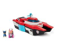 PAW Patrol - Pat Patrouille Le Film - Quartier Général Marine Pup Squad - Stella Chase Figurine Pat Patrouille À Collectionner - Voiture Enfant - Jouet Enfant 3 Ans et +