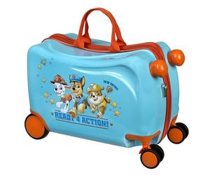 Paw Patrol Reis Trolley Ride-on, Multicoloured, Hard Shell Trolley with Swivel castors