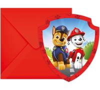 Paw Patrol Rescue Heroes 6 cartes d'invitation
